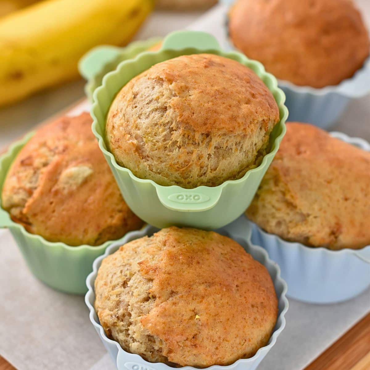 Air Fryer Banana Muffins