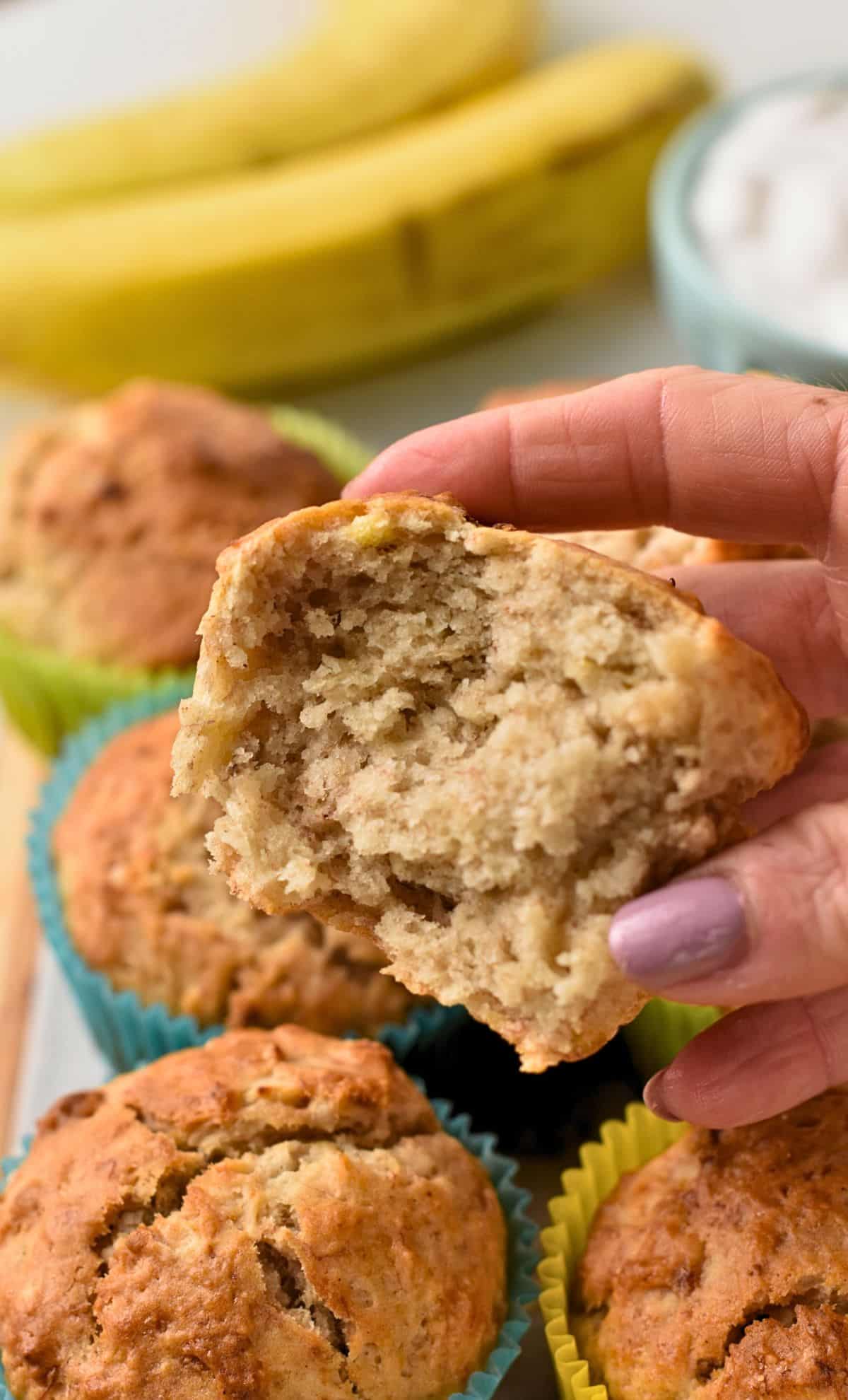 Banana Yogurt Muffins