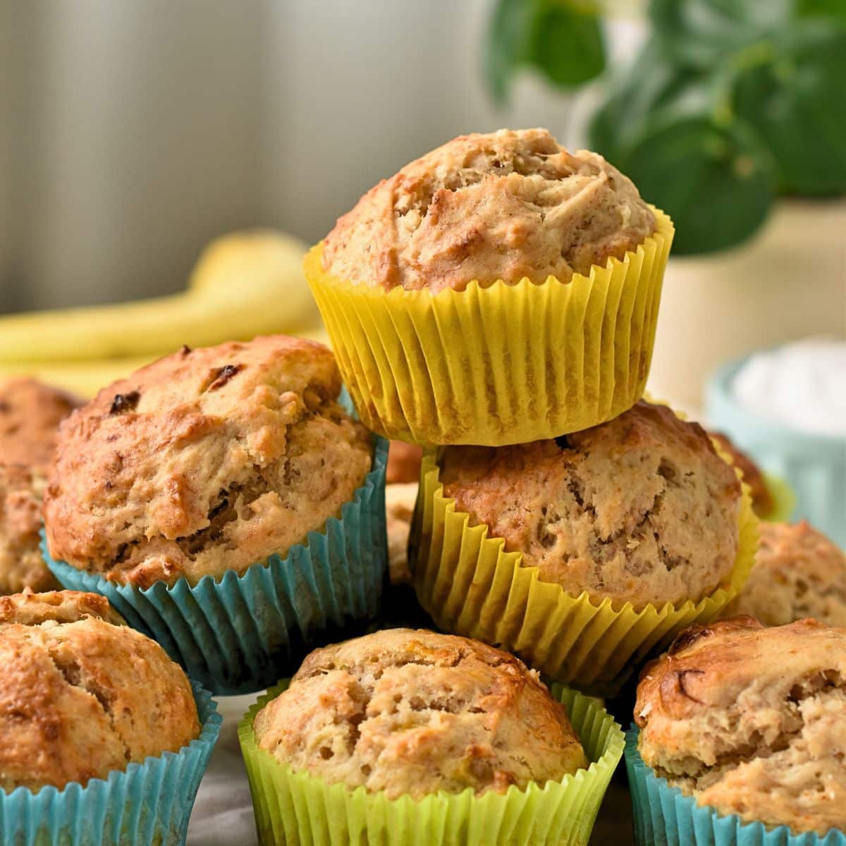 Banana Yogurt Muffins