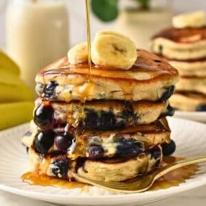 Blueberry Banana Pancakes