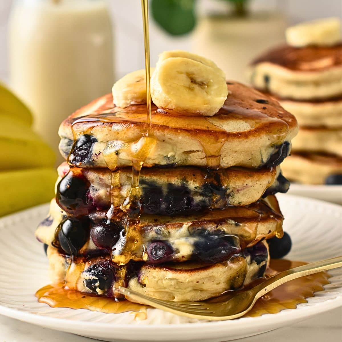 Blueberry Banana Pancakes