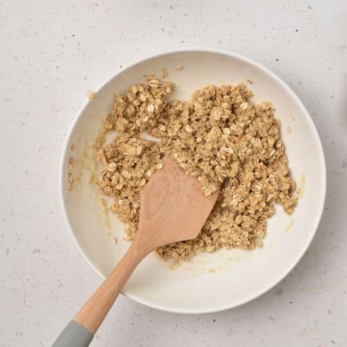 Mixed 4-Ingredient Oatmeal Cookies dough.