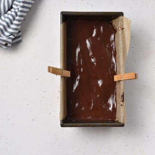 Homemade Protein Bars ready to set in the freezer.