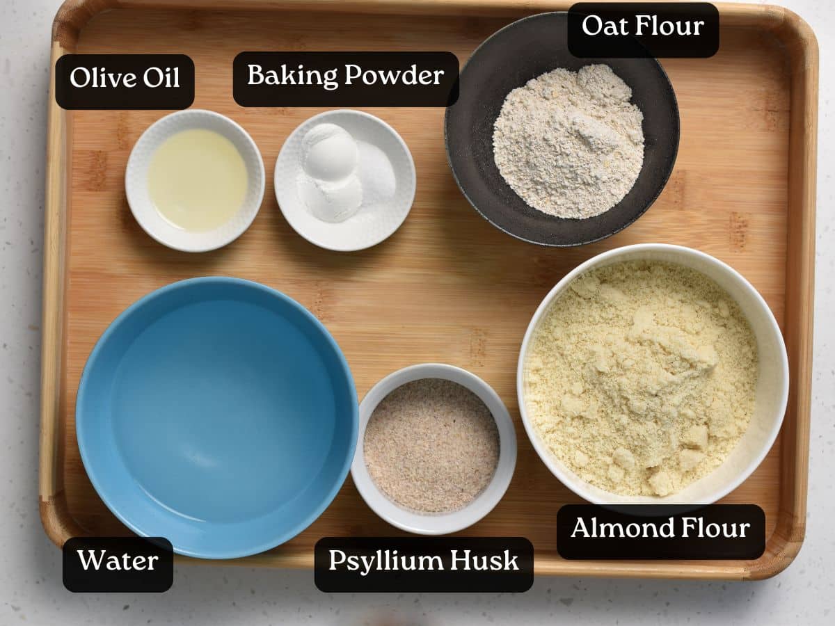 Ingredients for Almond Flour Bread