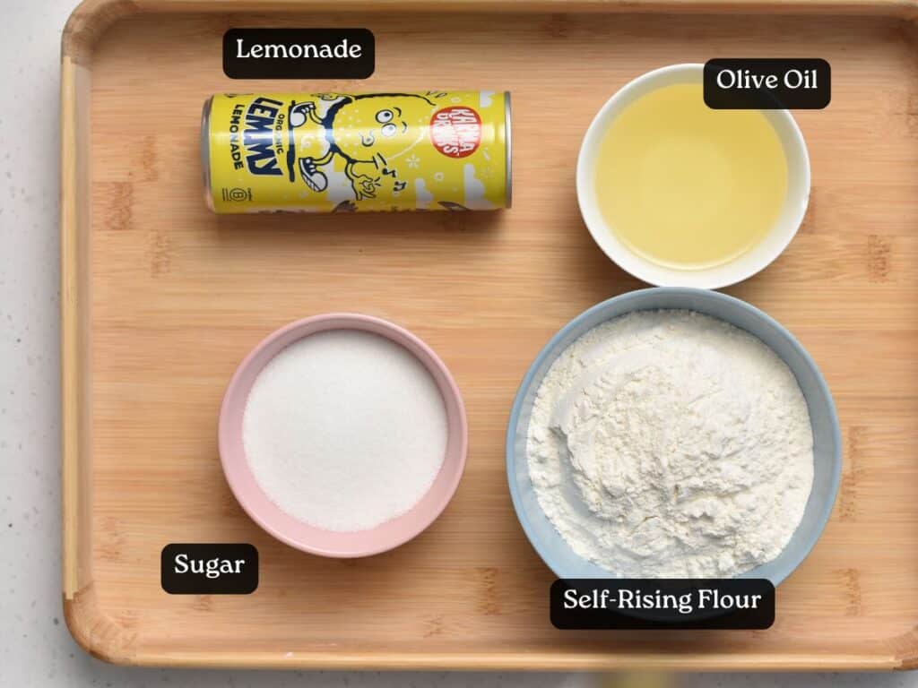 Ingredients for Lemonade Cake