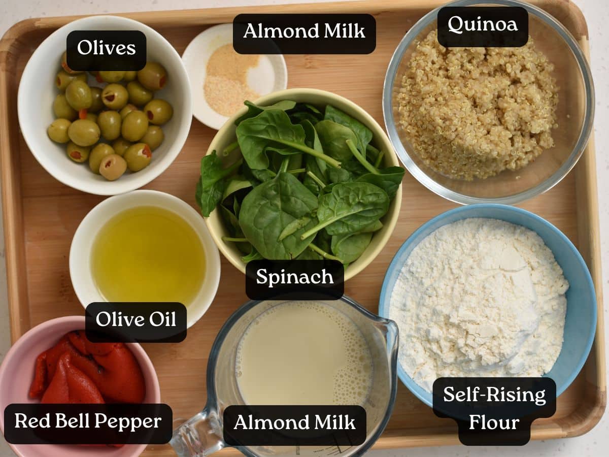 Ingredients for Quinoa Muffins