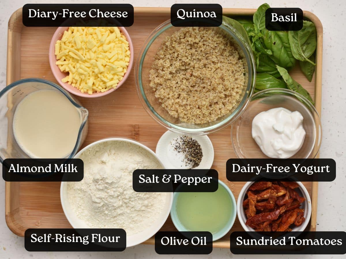 Ingredients for Savory Quick Bread