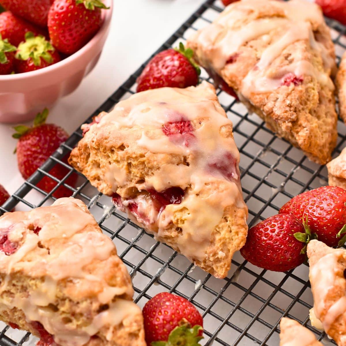 Strawberry Scones