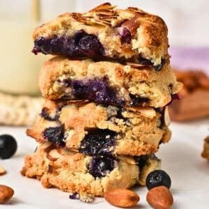 Almond Blueberry Cookies