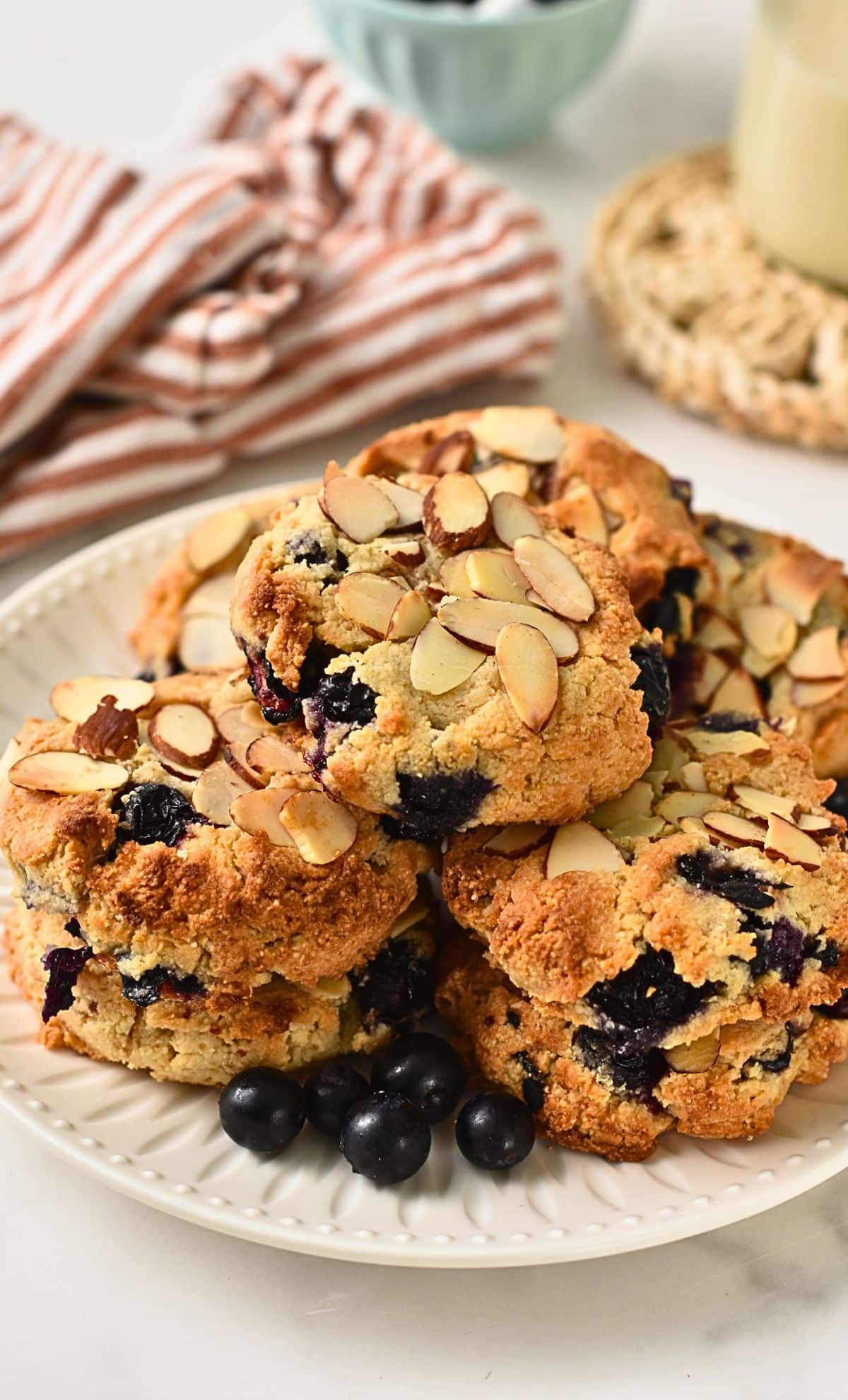 Almond Blueberry Cookies