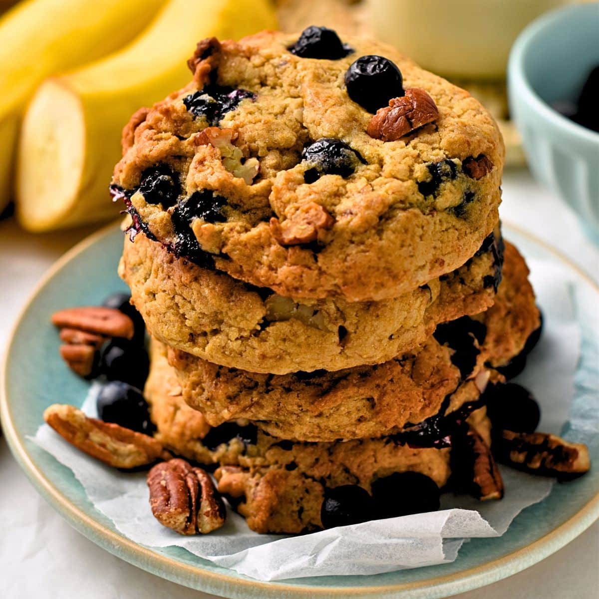 Blueberry Banana Cookies