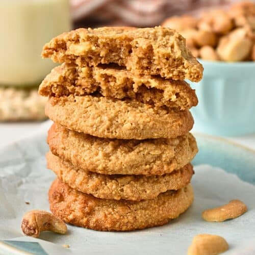Cashew Cookies (3 Ingredients)