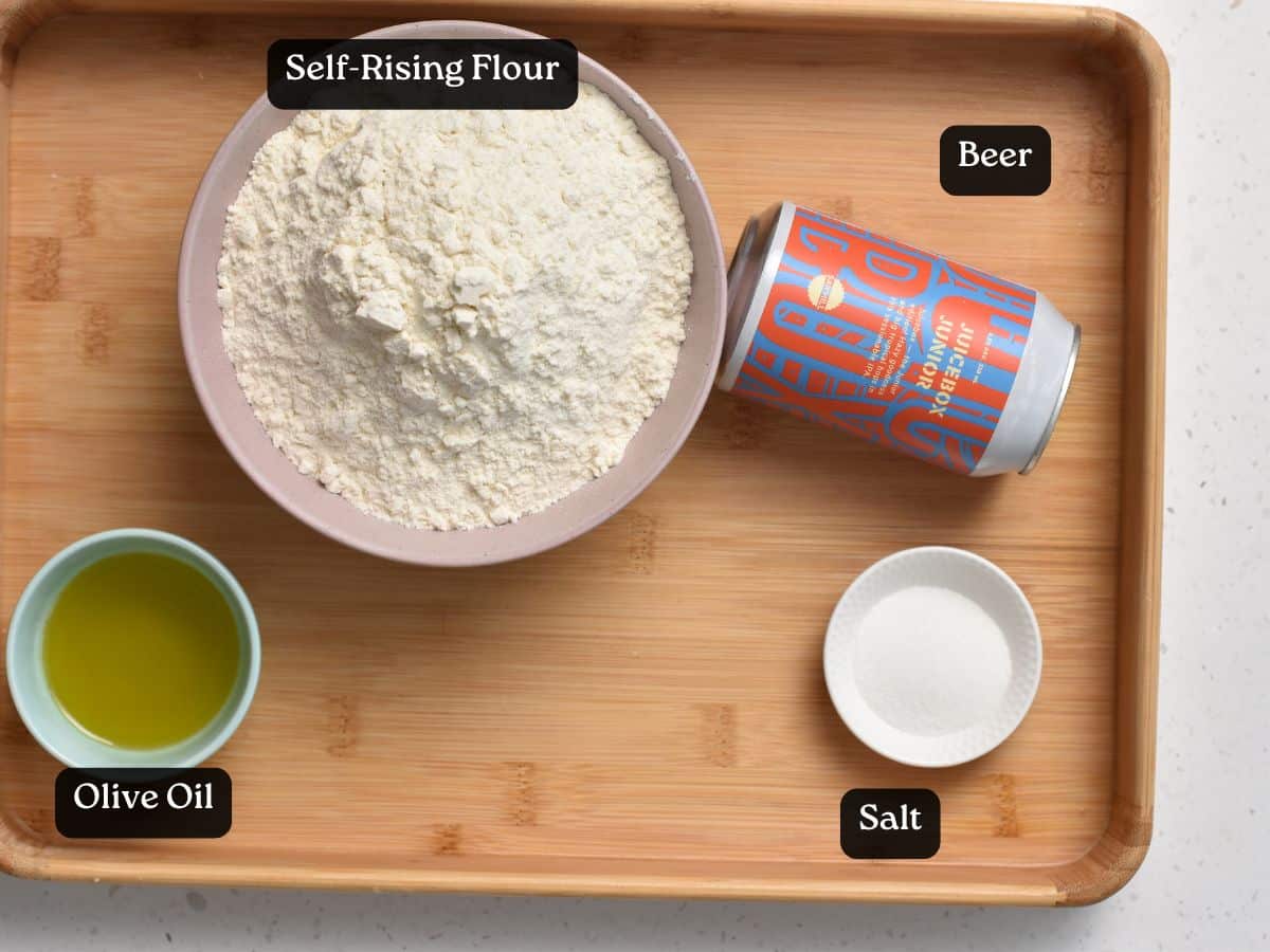 Ingredients for Beer Bread
