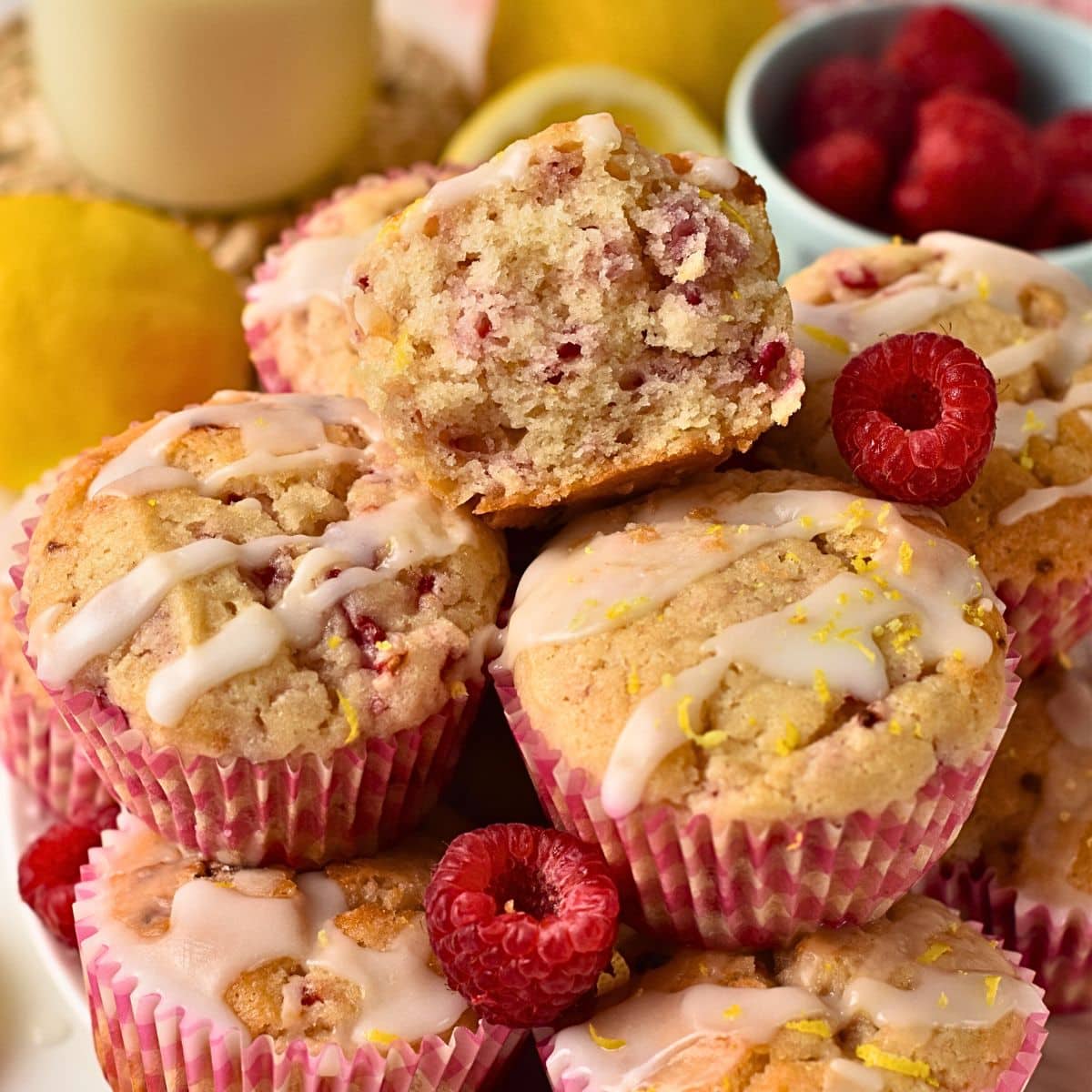 Lemon Raspberry Muffins