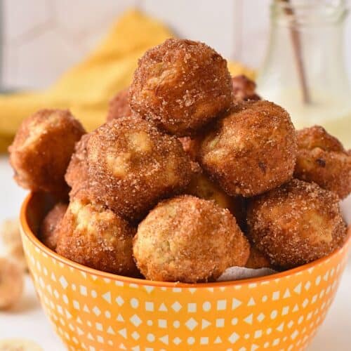 Baked Banana Donut Holes (3 Ingredients)