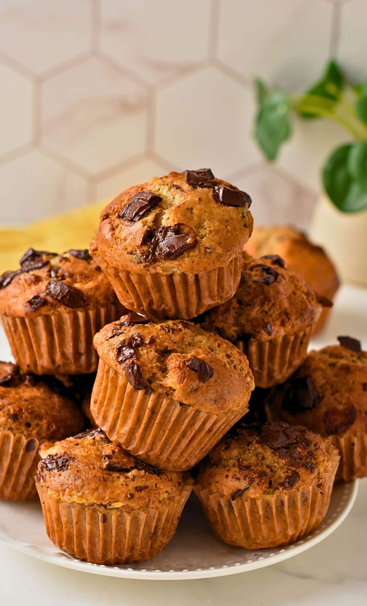 Banana Bread Chocolate Chips Muffins