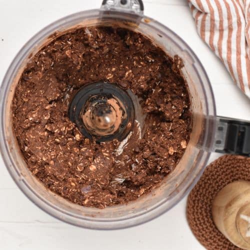 Protein Bars without Protein Powder batter in a food processor.
