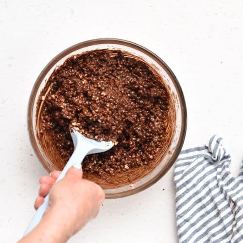 Protein Crisp Bar batter in a bowl.