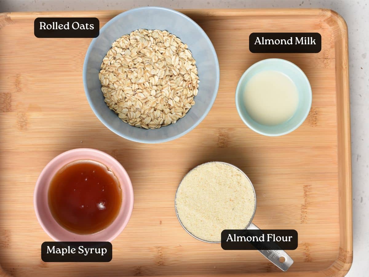Ingredients for Almond Flour Energy Balls