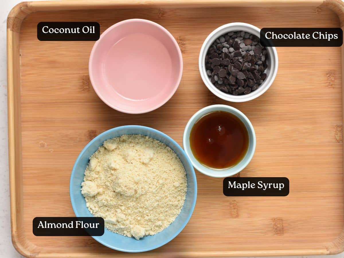 Ingredients for Cookie Dough Bites