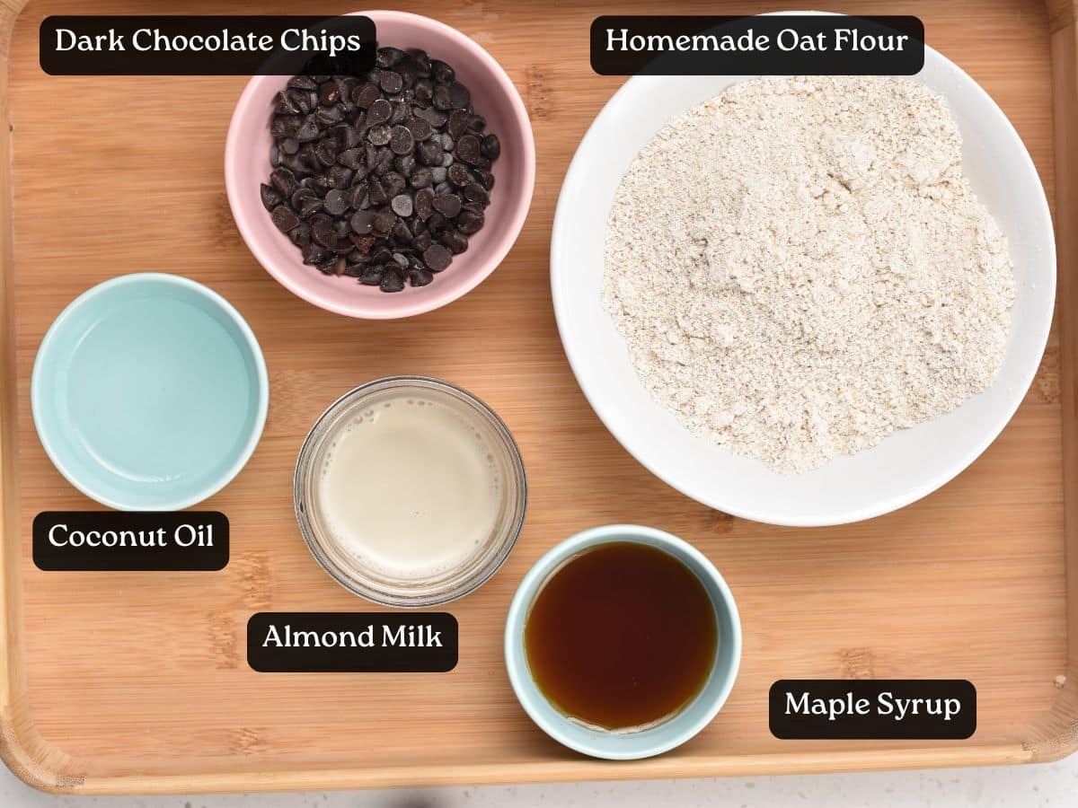 Ingredients for Healthy Edible Cookie Dough