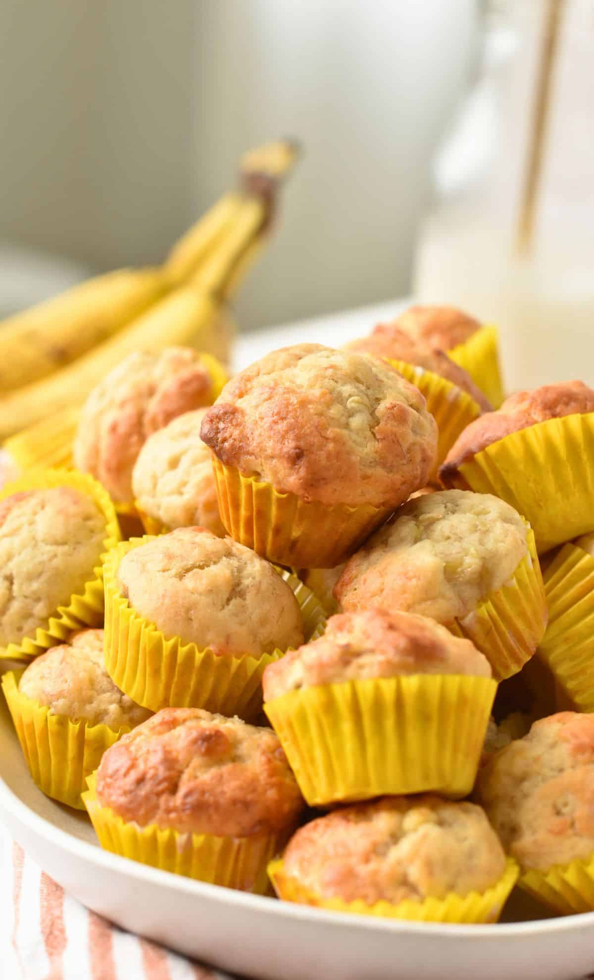 Mini Banana Muffins