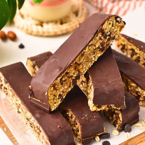 Chickpea Protein Bars (11g Protein, 9g Fibers)