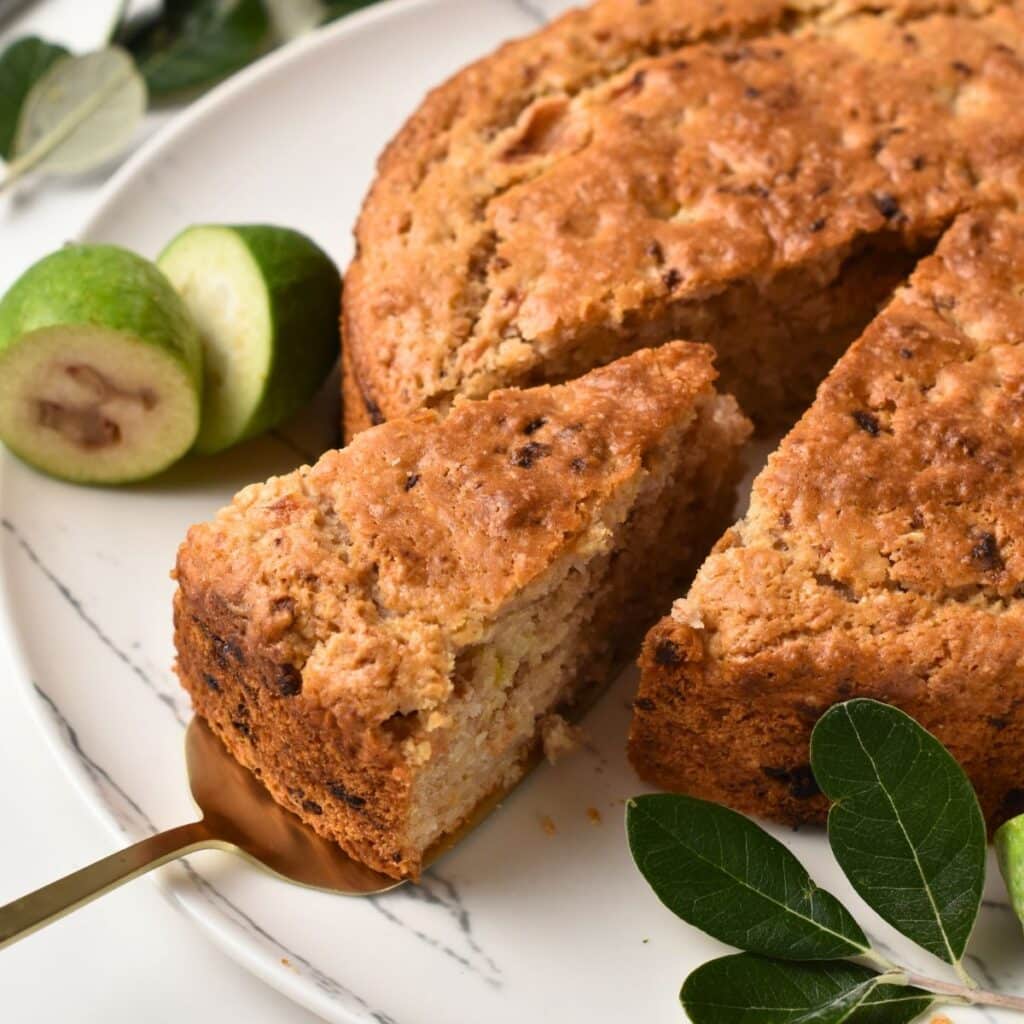 Feijoa Cake (No Eggs, No Butter, No Refined Sugar) - The Conscious ...