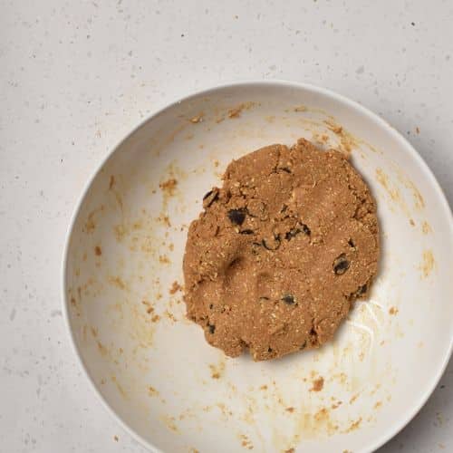 Peanut Butter Protein Bars mixture in a bowl.