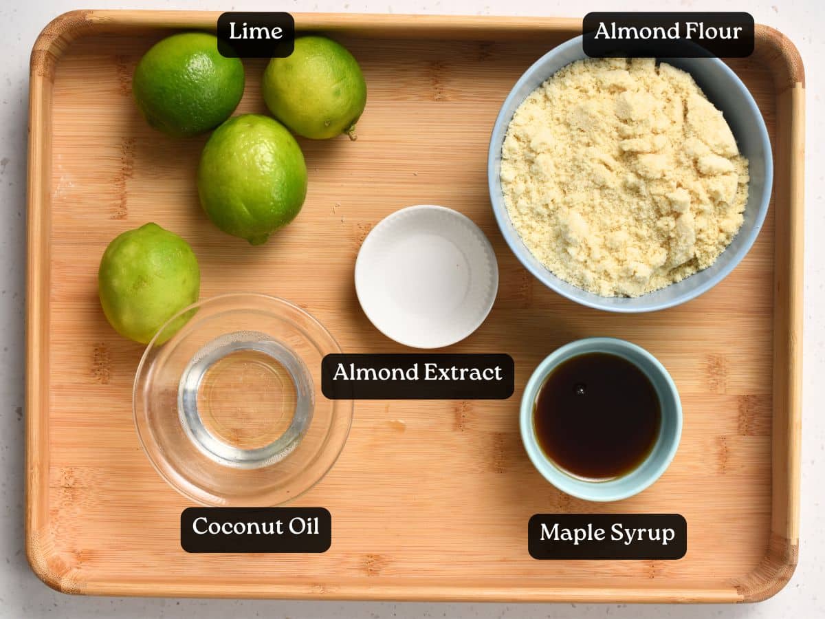 Ingredients for Key Lime Cookies