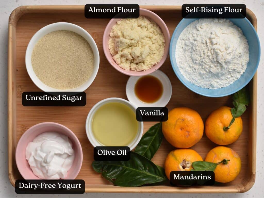 Ingredients for Mandarin Muffins