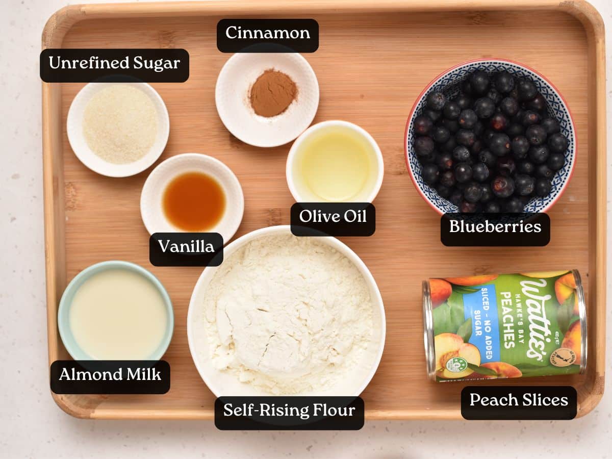 Ingredients for Peach Fritters