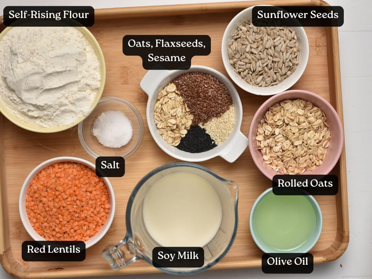 Ingredients for Protein Bread