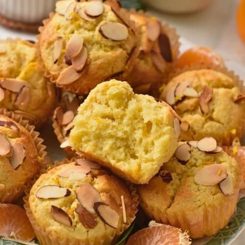 Mandarin Muffins (Healthy, No Eggs)