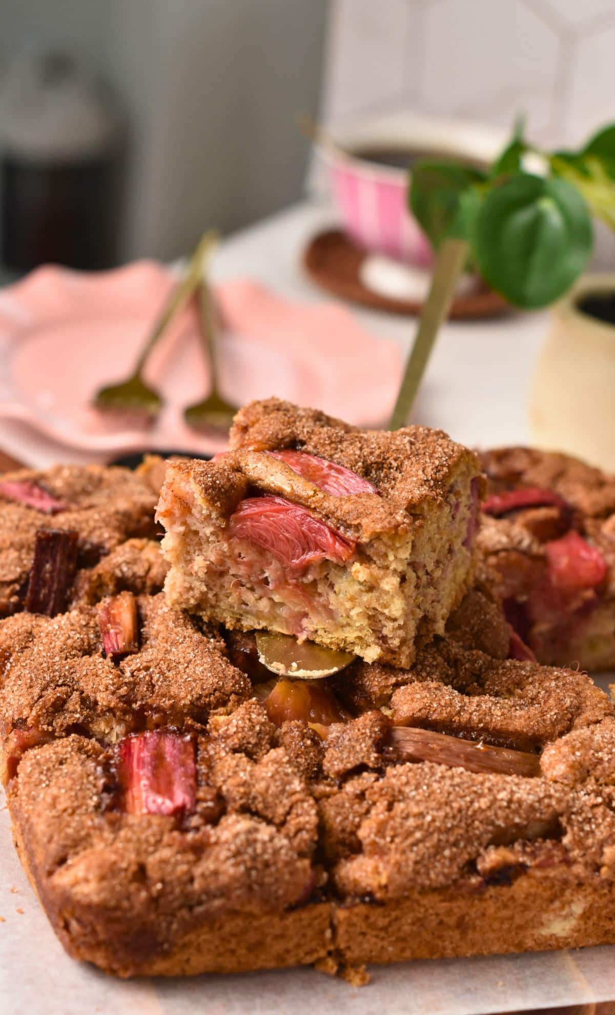 Rhubarb Cake
