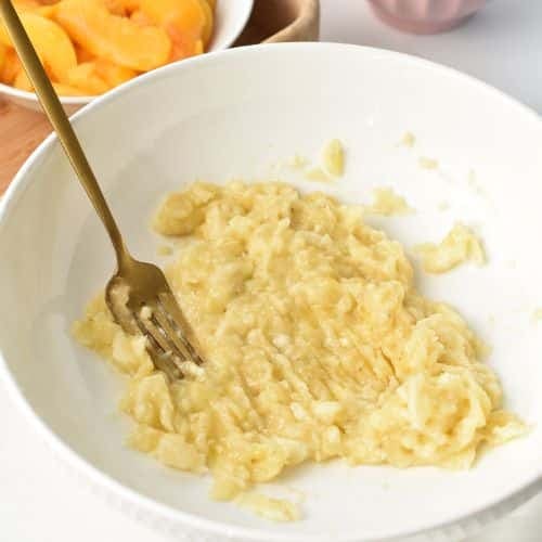 Mashed bananas