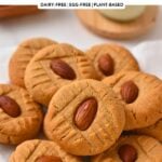 3-Ingredient Peanut Butter Almond Cookies