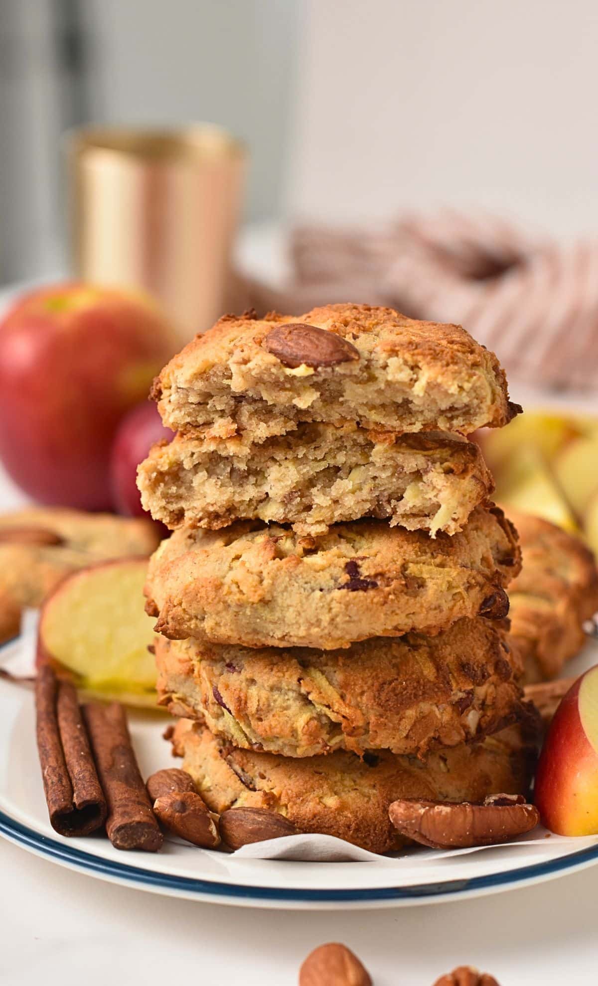Almond Flour Apple Cookies