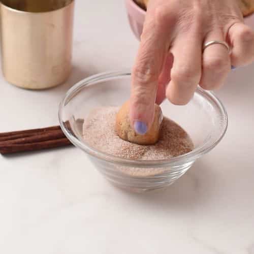 Almond Flour Donuts Holes rolled in sugar