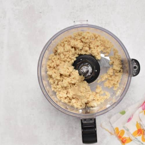 Mixing the Healthy Pop Tart dough ingredients.