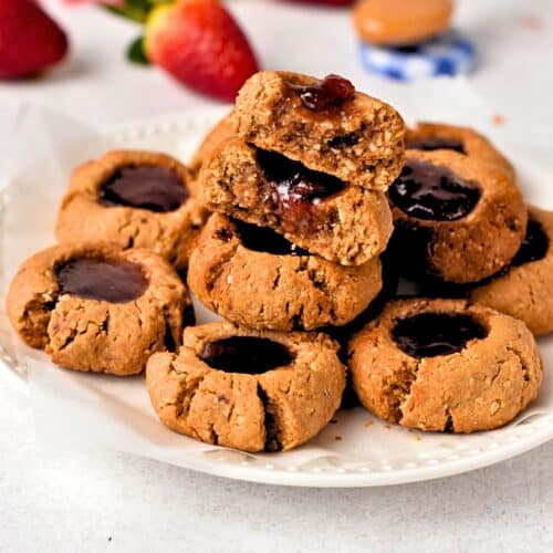 Peanut Butter Jam Cookies