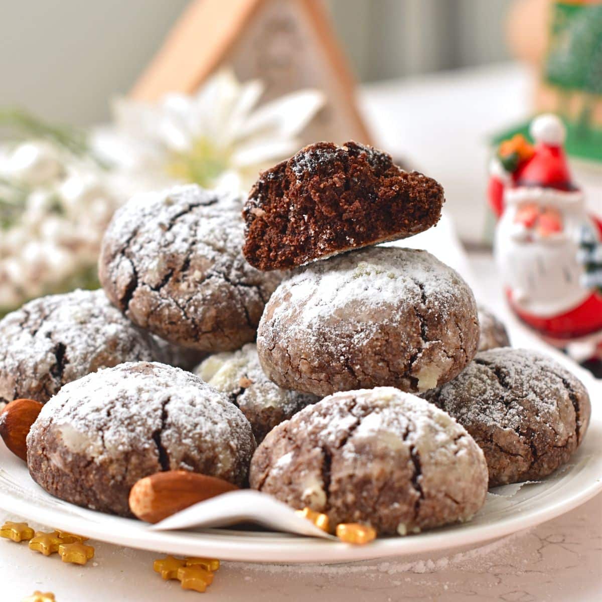 Chocolate Crinkle Cookies