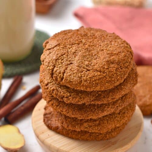 Healthy Gingersnap Cookies