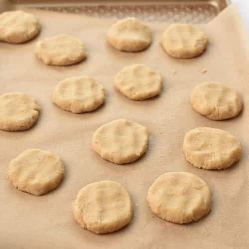 Healthy Tiramisu Cookies ready to bake.
