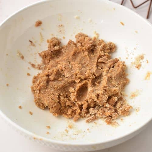 Pumpkin Spice Cinnamon Crunch Cereal dough.