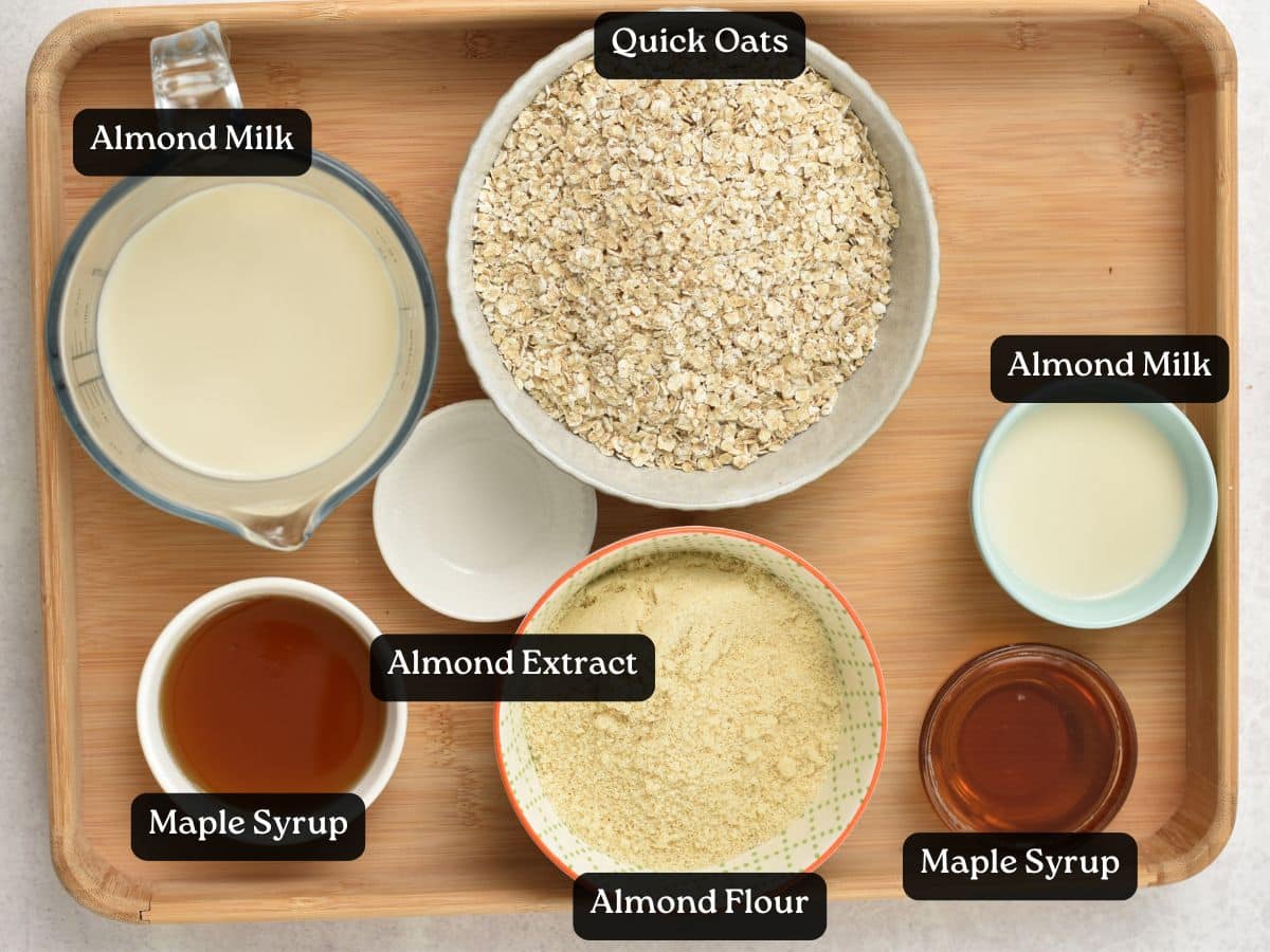 Ingredients for Almond Croissant Bars