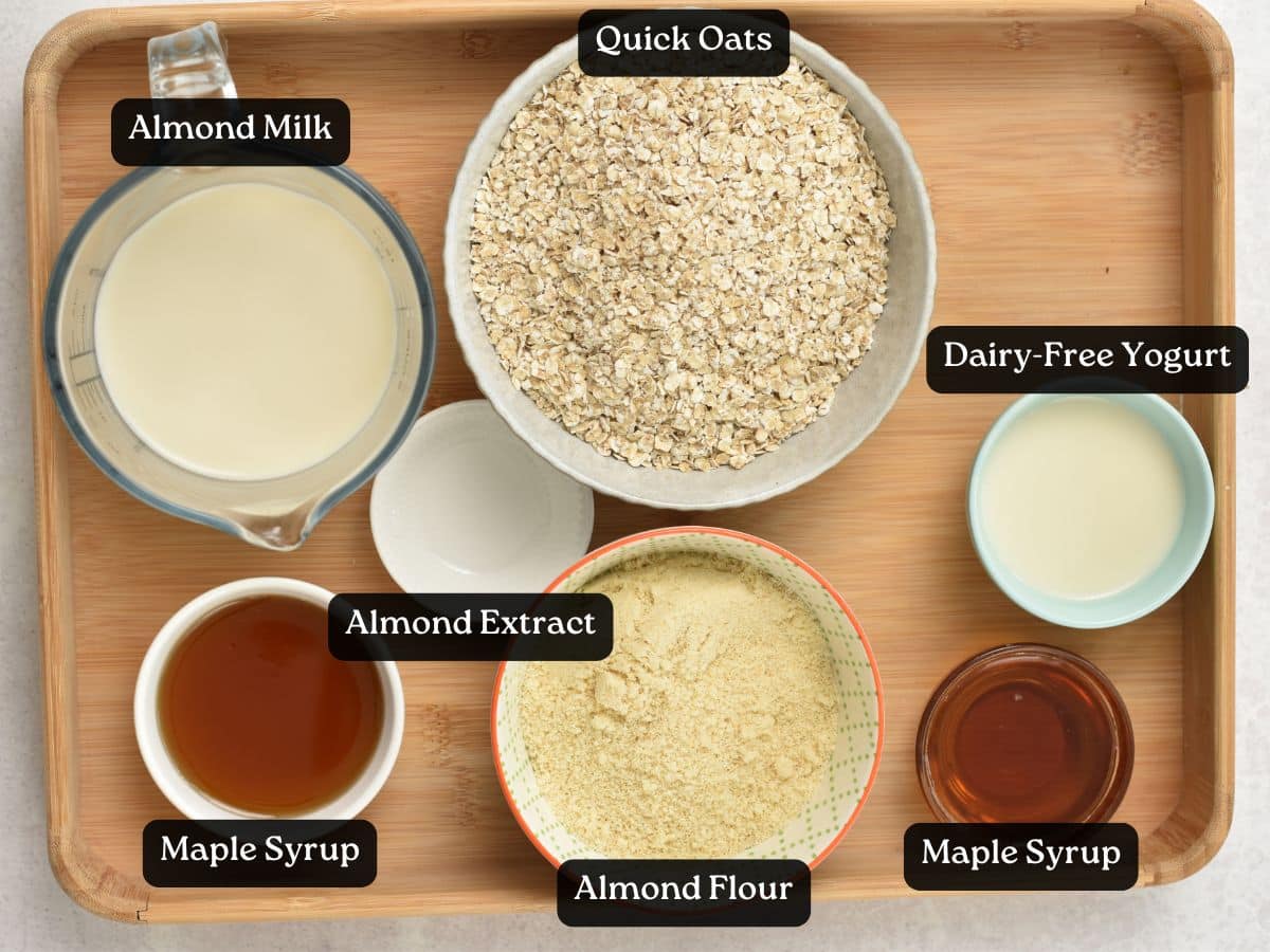 Ingredients for Almond Croissant Bars