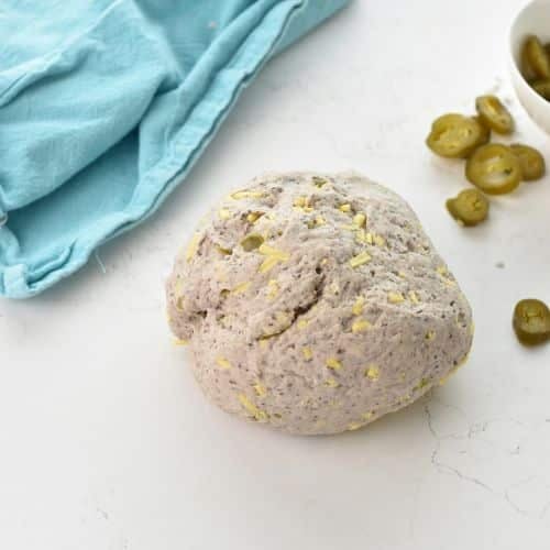 Jalapeno Bagels with Beans