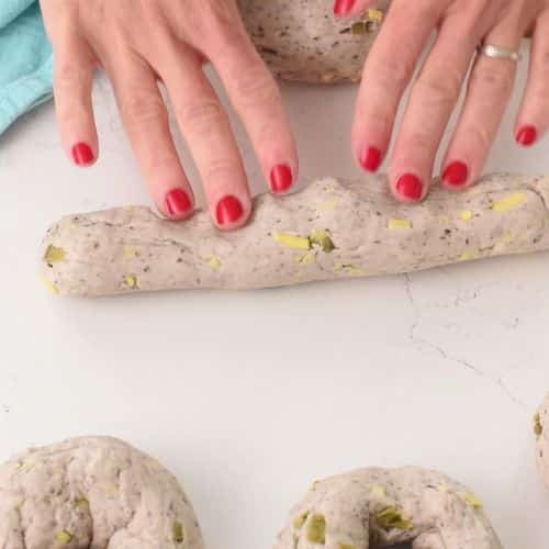 Jalapeno Bagels with Beans