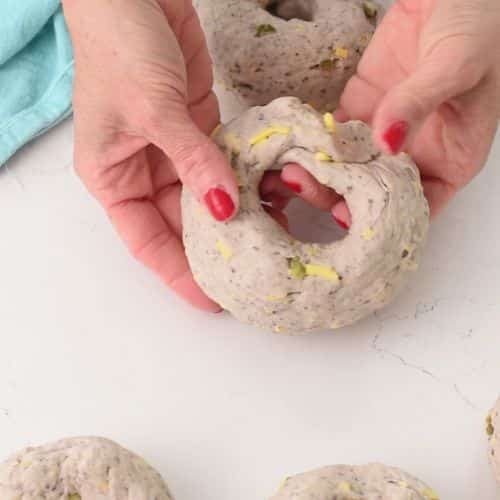 Jalapeno Bagels with Beans